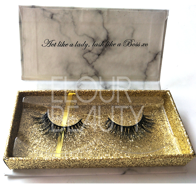 Luxury 3D mink lashes factory high quality low price ED59